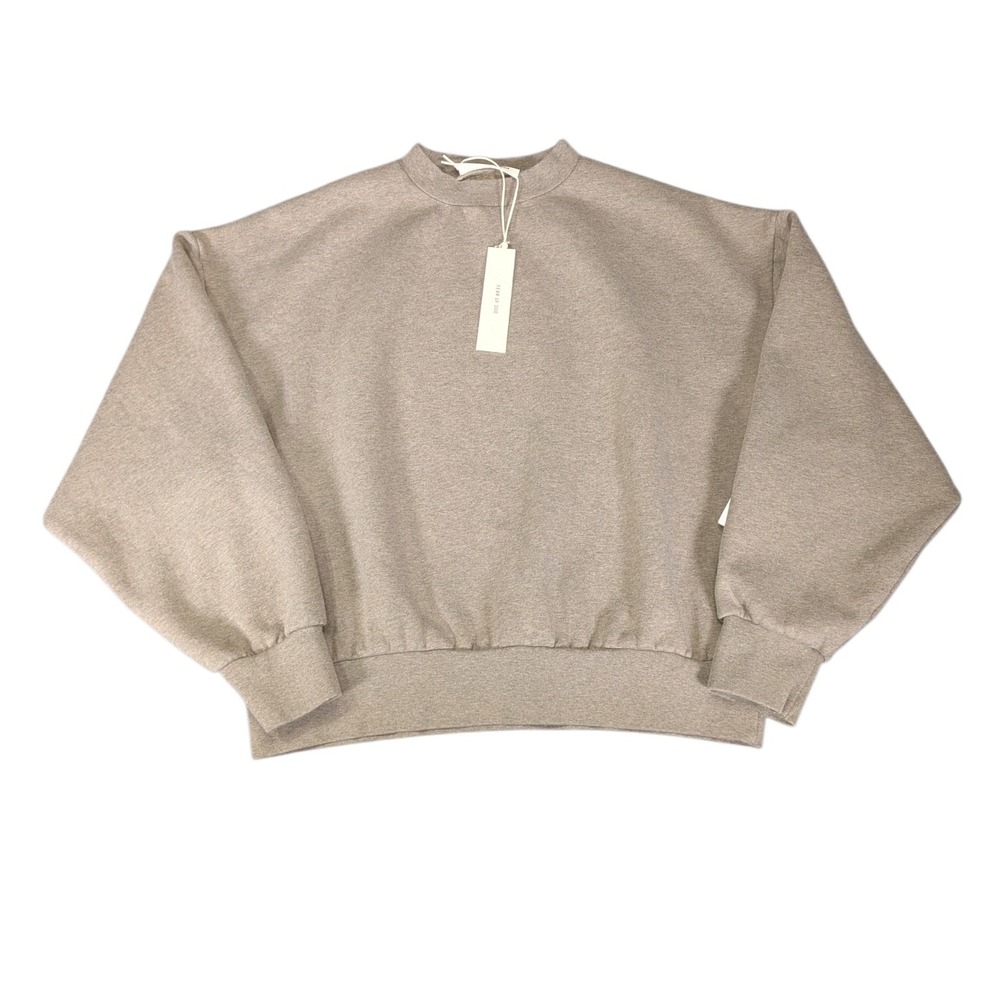 Fear of God Essentials Sweatshirt Homestead Heather XL Logo NWT 192AS252041F